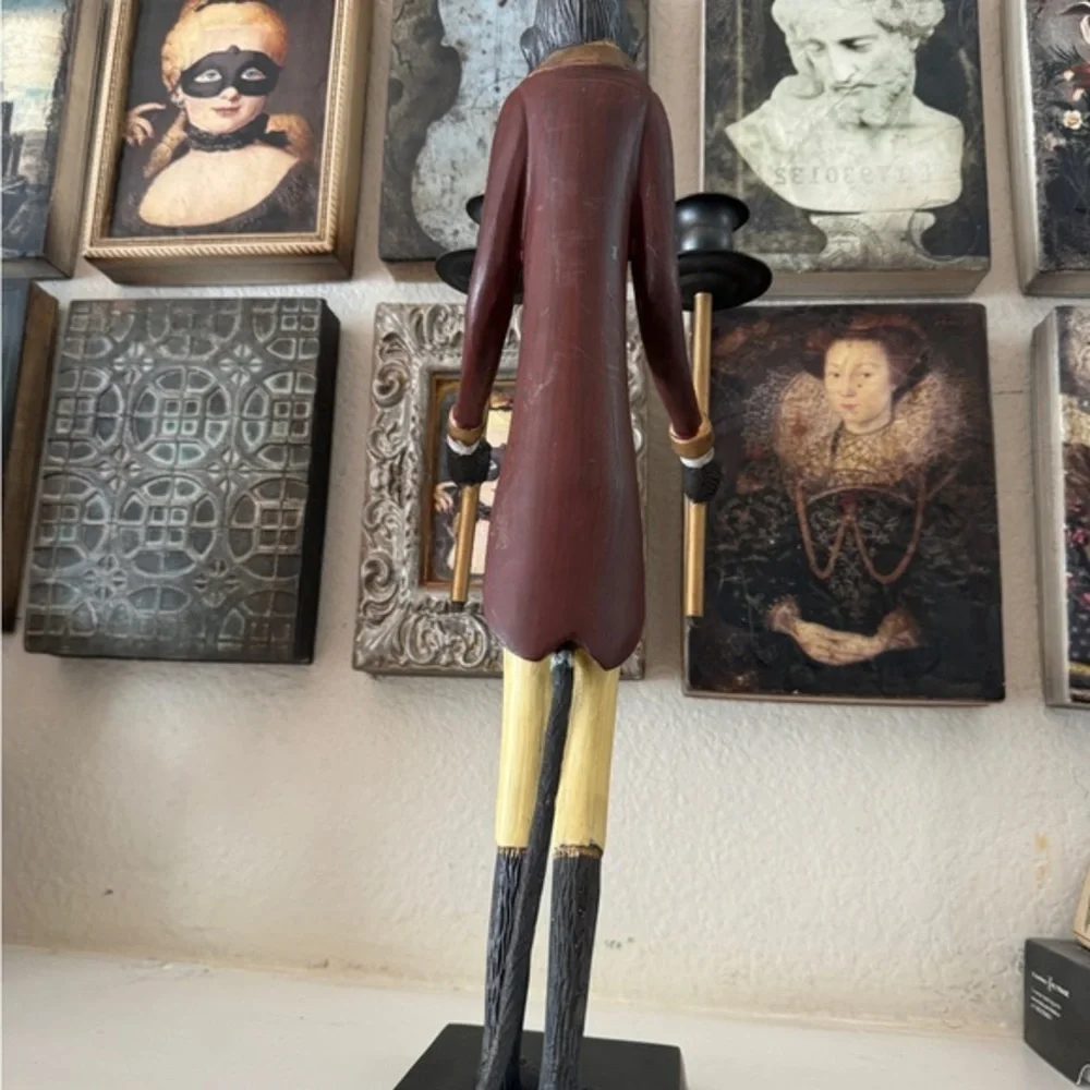 Vintage Bronze‎ Butler Monkey Candlebra